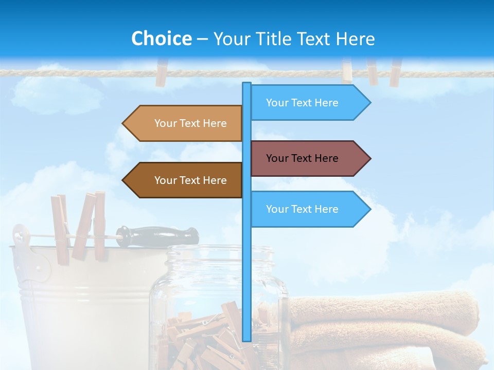 Hold Wash Fresh PowerPoint Template