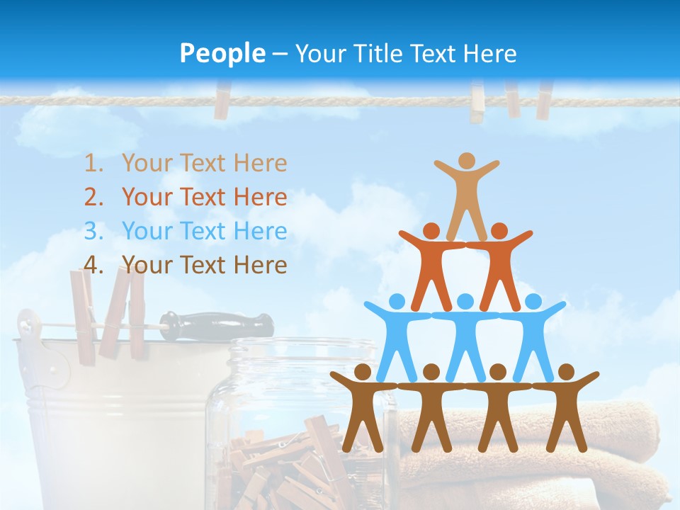 Hold Wash Fresh PowerPoint Template