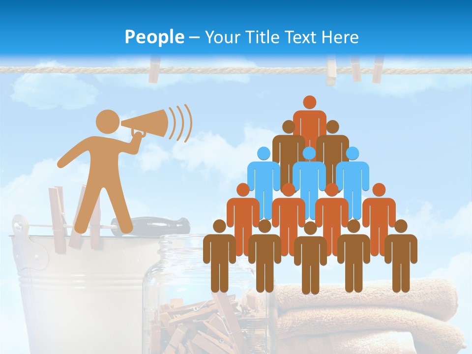 Hold Wash Fresh PowerPoint Template