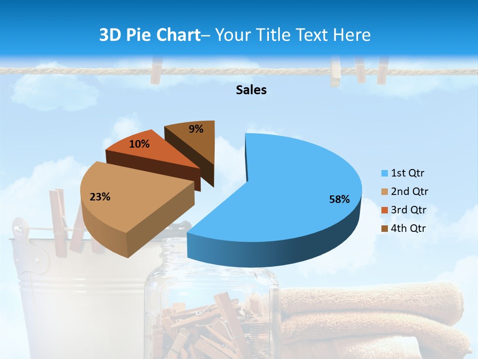 Hold Wash Fresh PowerPoint Template