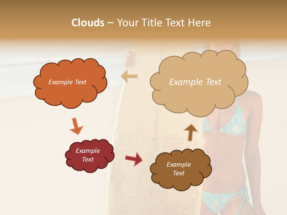 Artistic Steam Graphics PowerPoint Template