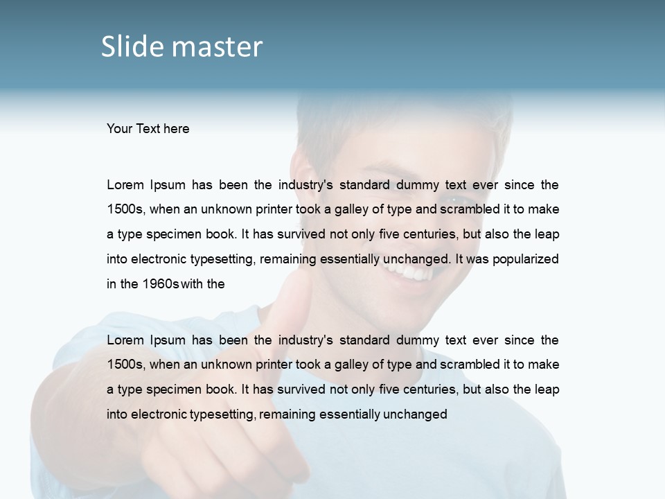 Panties Young People PowerPoint Template