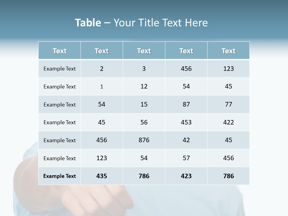 Panties Young People PowerPoint Template