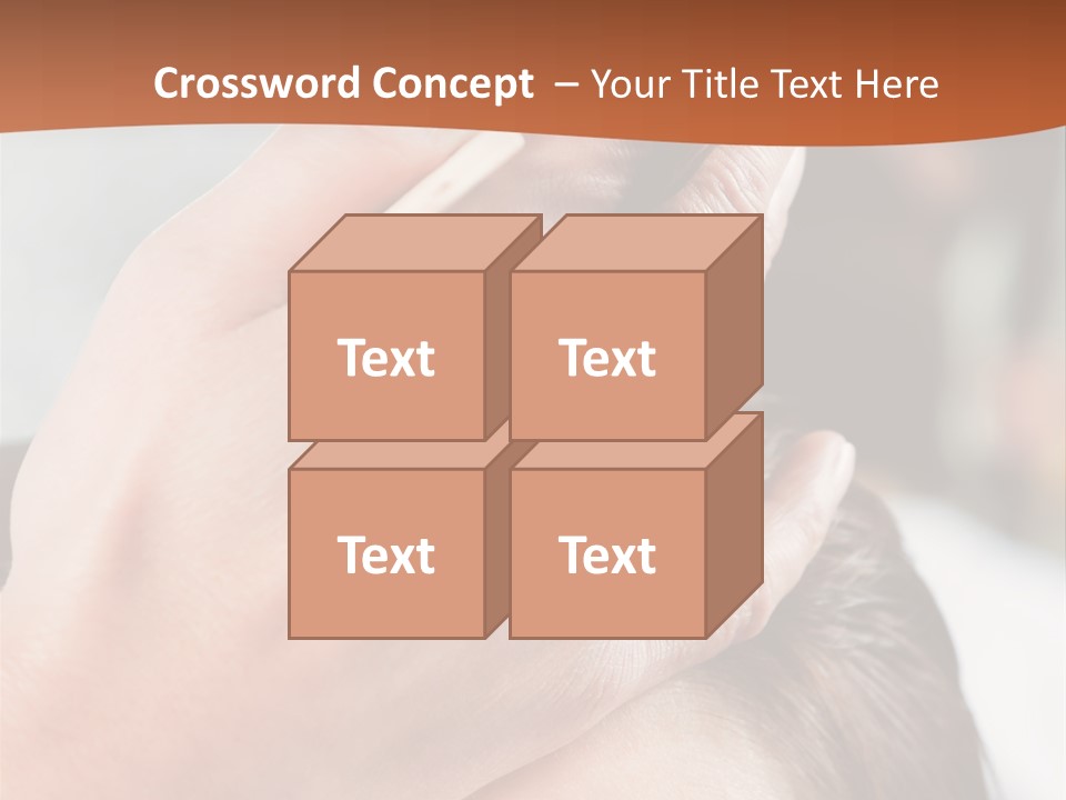 Woman Female Cut PowerPoint Template