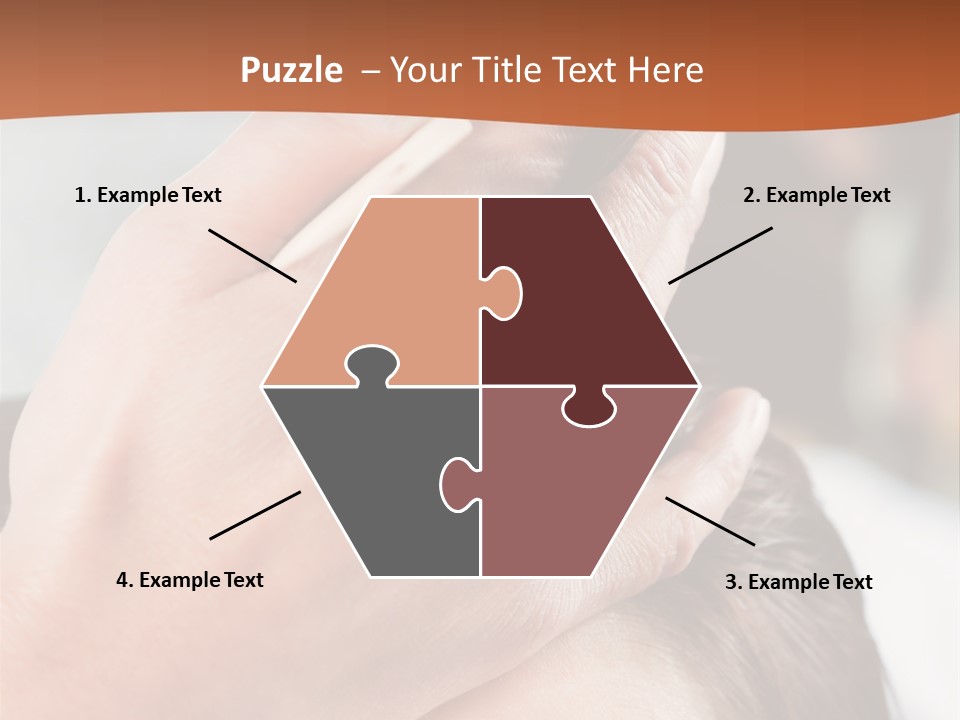 Woman Female Cut PowerPoint Template