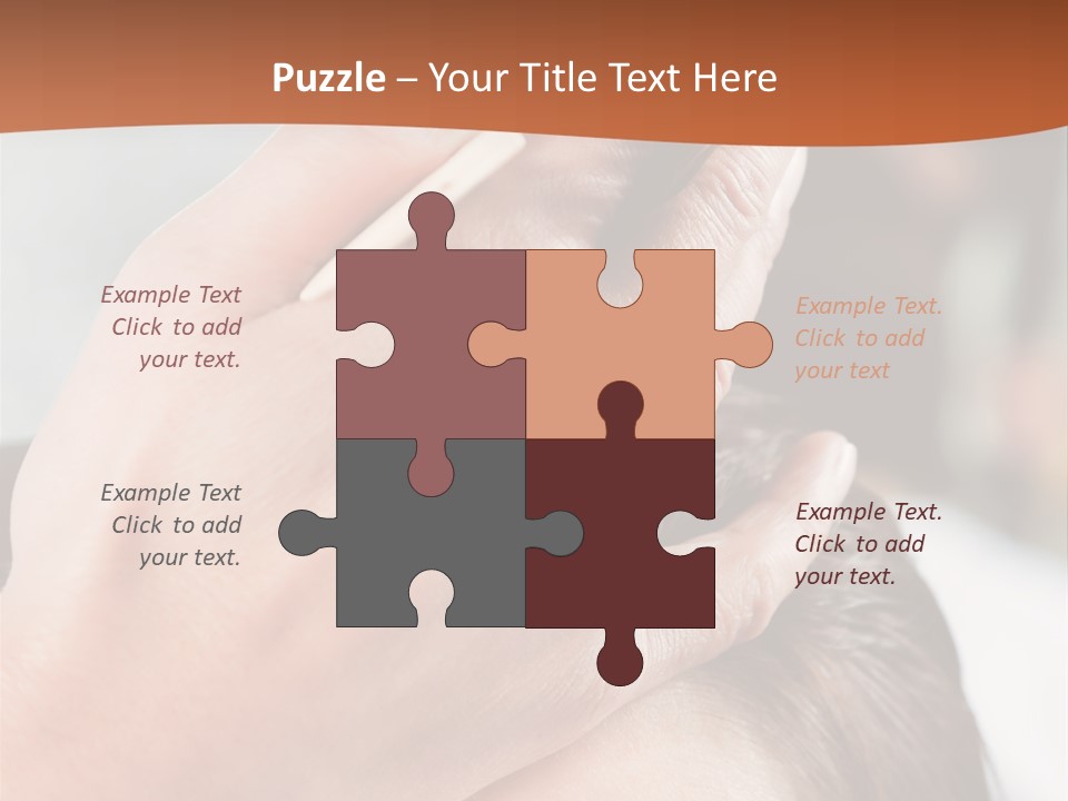 Woman Female Cut PowerPoint Template