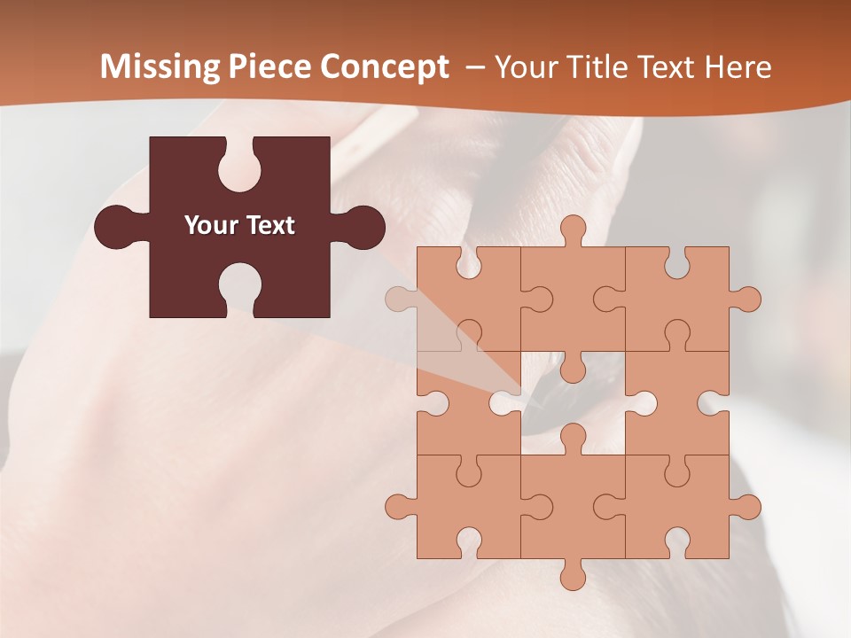 Woman Female Cut PowerPoint Template