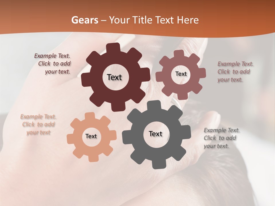 Woman Female Cut PowerPoint Template