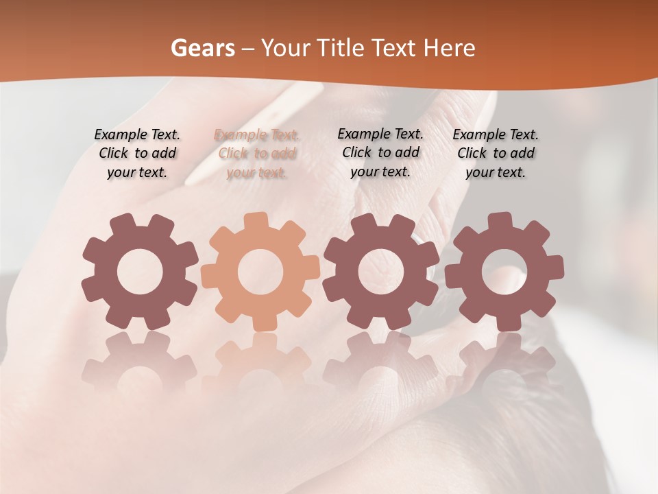 Woman Female Cut PowerPoint Template