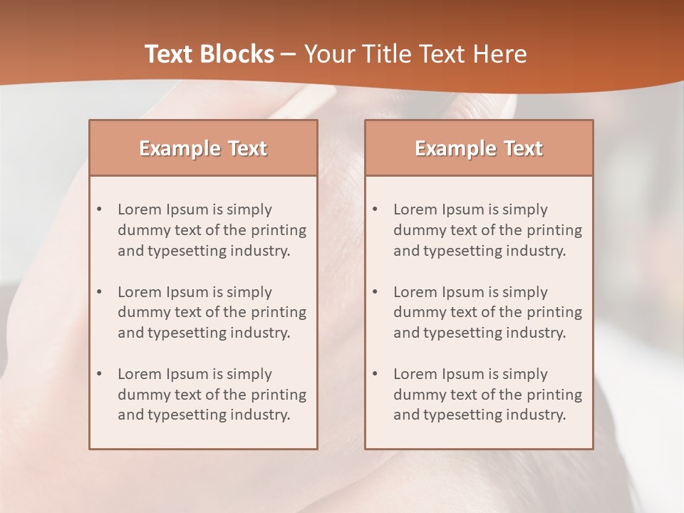 Woman Female Cut PowerPoint Template