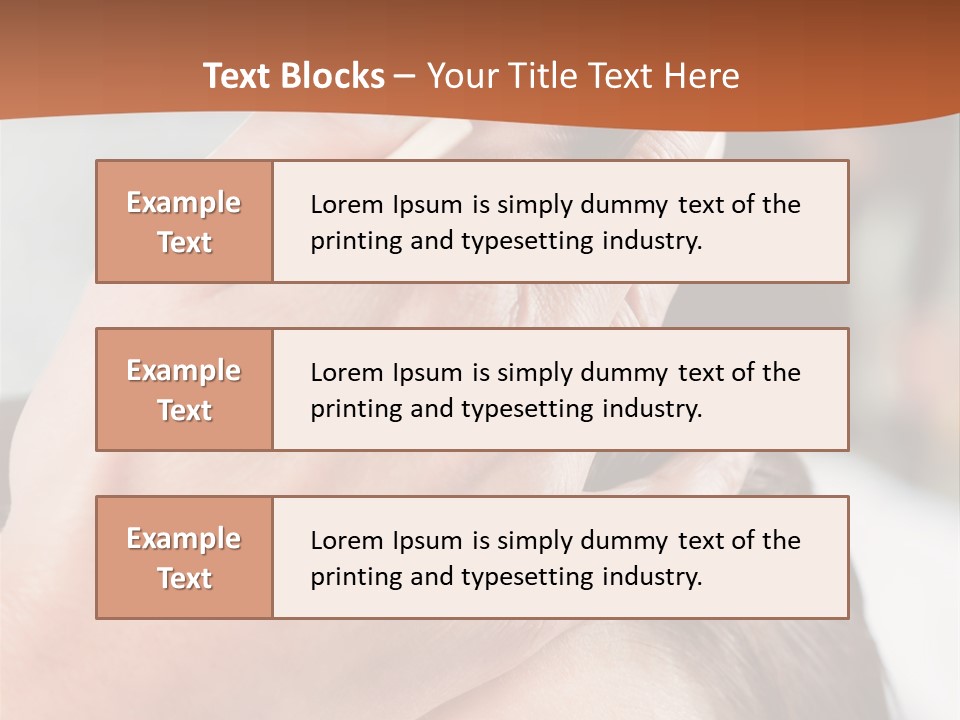 Woman Female Cut PowerPoint Template