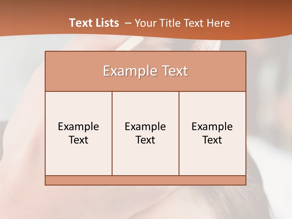 Woman Female Cut PowerPoint Template