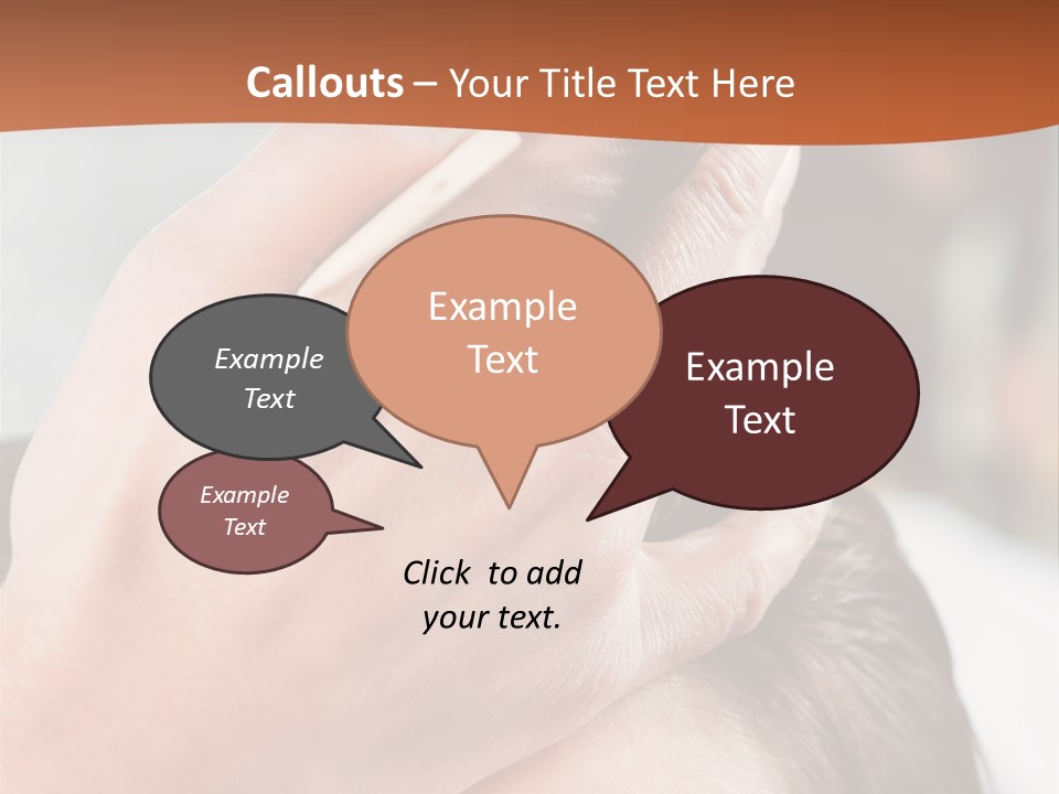 Woman Female Cut PowerPoint Template