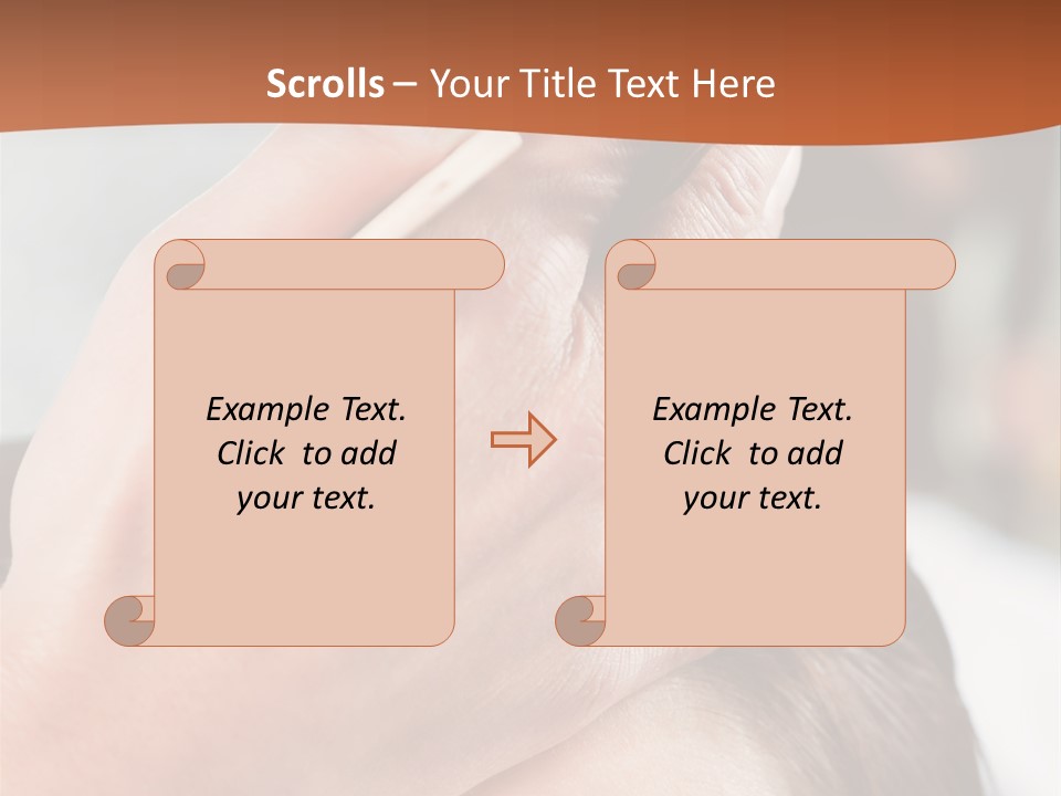 Woman Female Cut PowerPoint Template