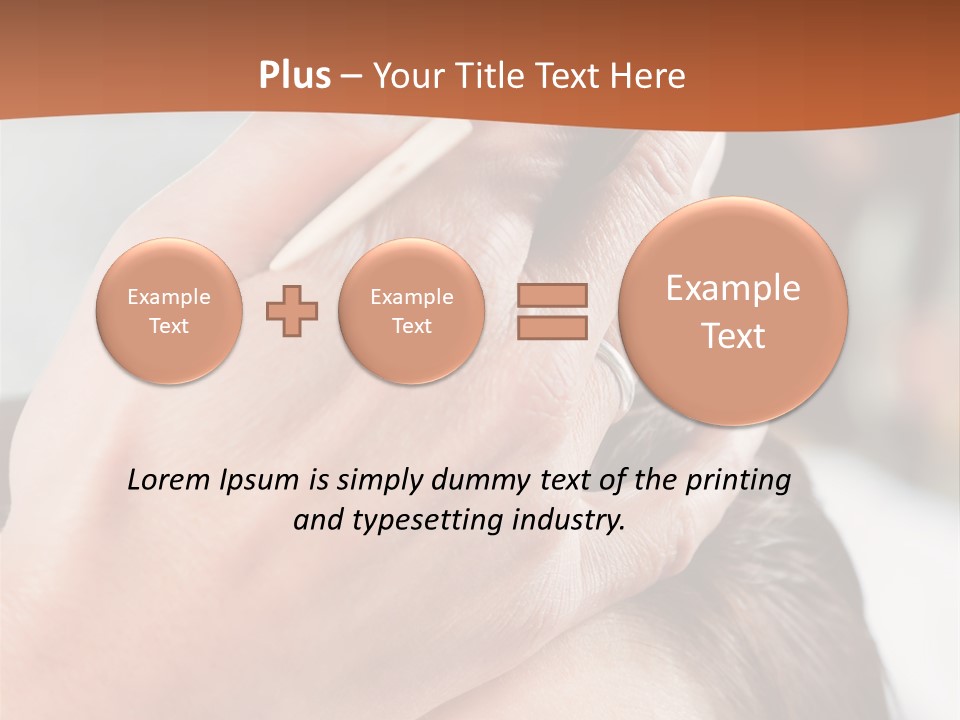 Woman Female Cut PowerPoint Template