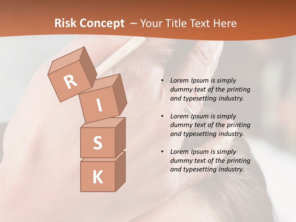 Woman Female Cut PowerPoint Template