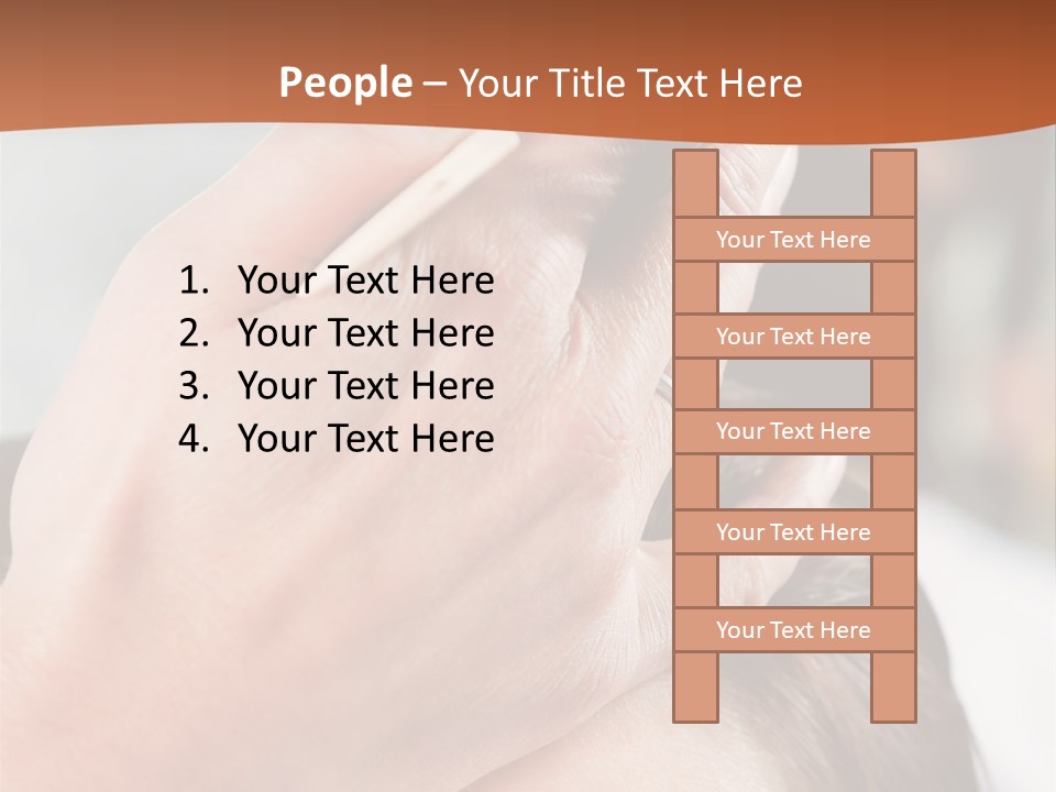 Woman Female Cut PowerPoint Template