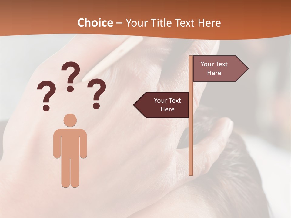 Woman Female Cut PowerPoint Template