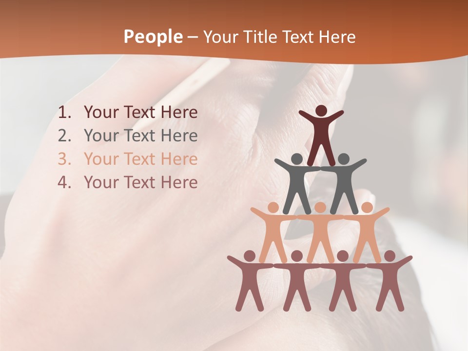 Woman Female Cut PowerPoint Template