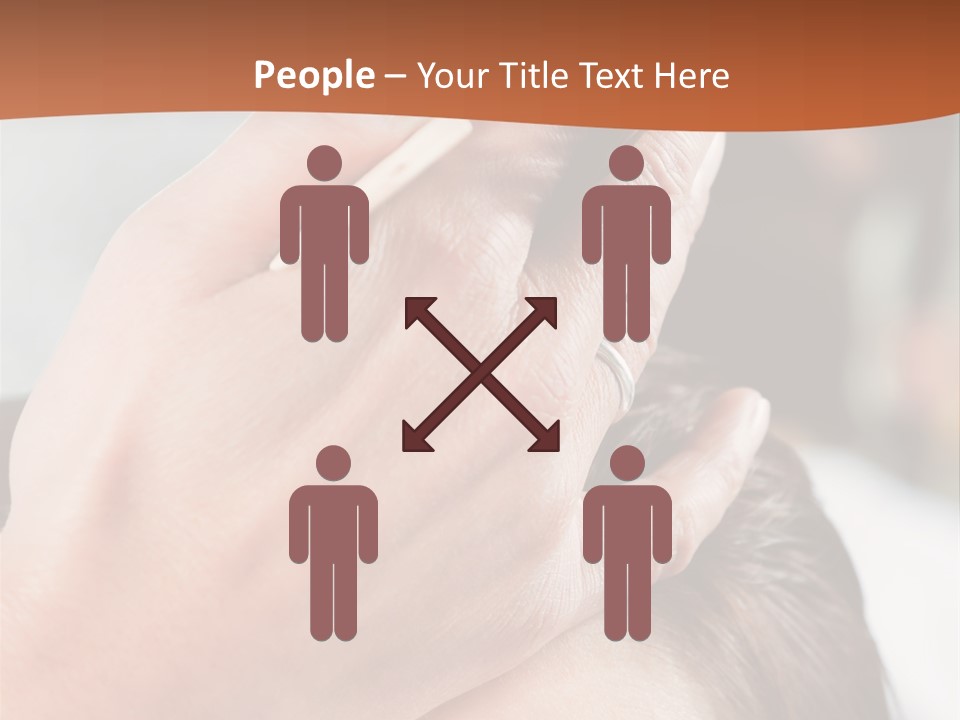 Woman Female Cut PowerPoint Template