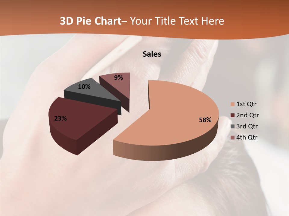 Woman Female Cut PowerPoint Template