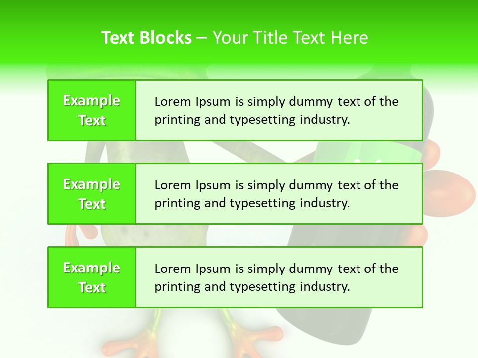 A Frog Is Holding A Bottle Of Wine PowerPoint Template