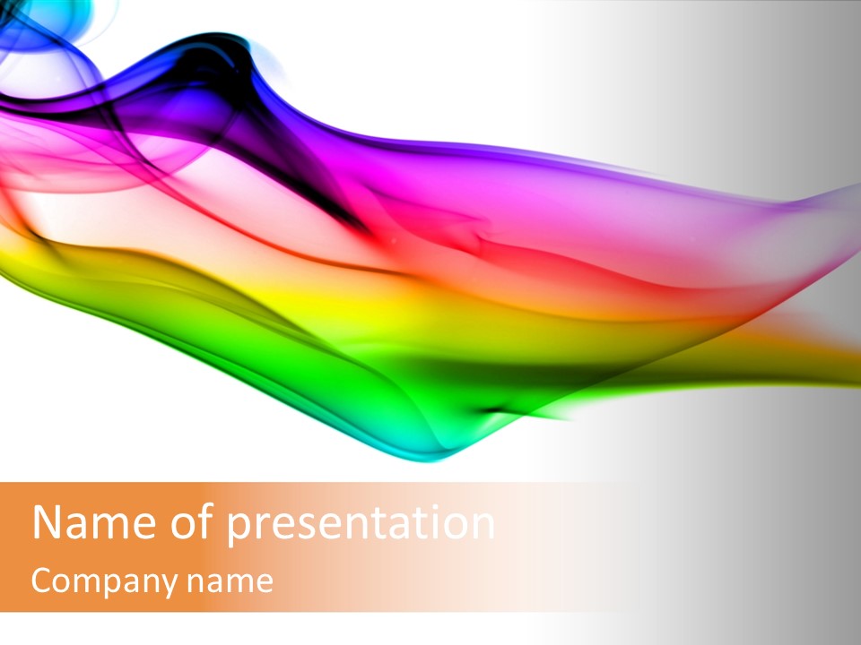 Artistic Steam Graphics PowerPoint Template