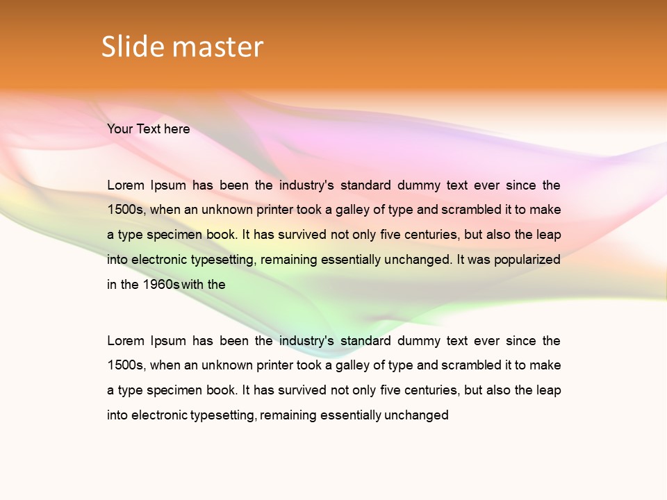 Artistic Steam Graphics PowerPoint Template