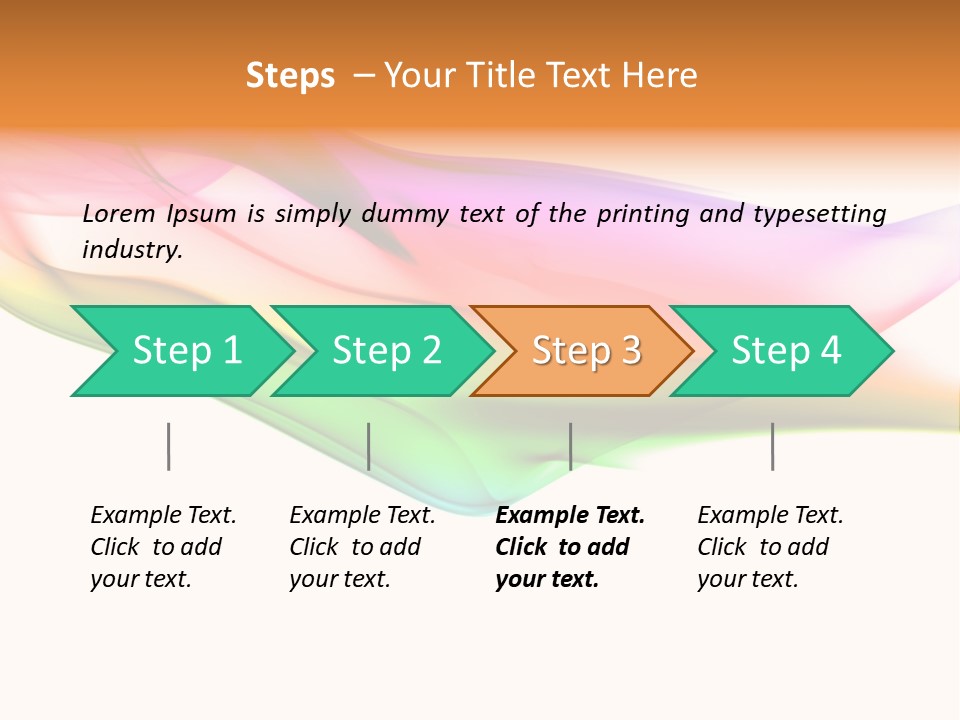 Artistic Steam Graphics PowerPoint Template