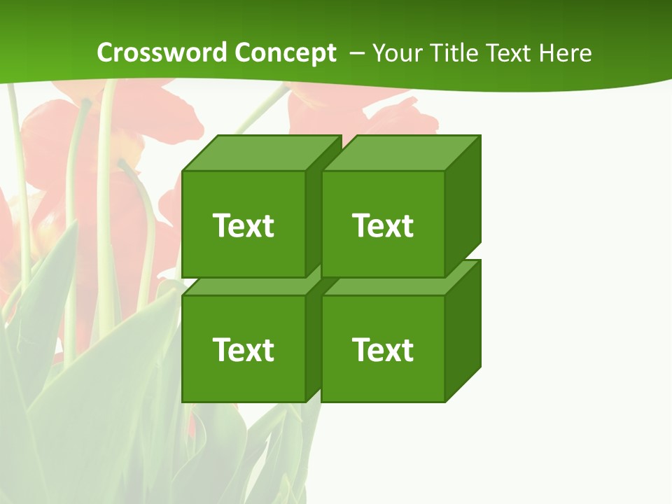 Beautiful Background Flowers PowerPoint Template