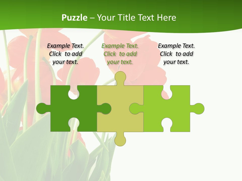 Beautiful Background Flowers PowerPoint Template