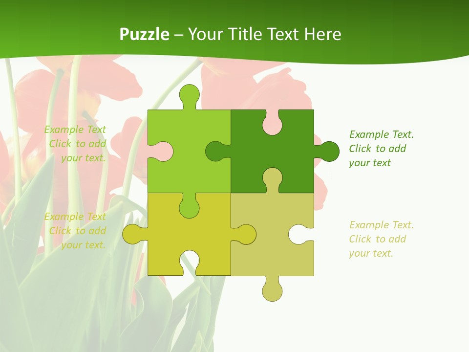 Beautiful Background Flowers PowerPoint Template