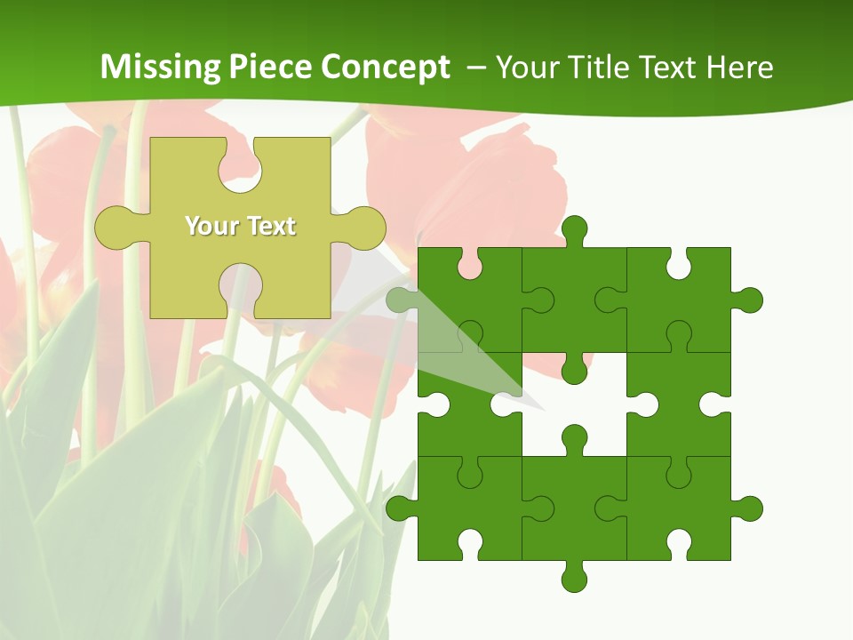 Beautiful Background Flowers PowerPoint Template