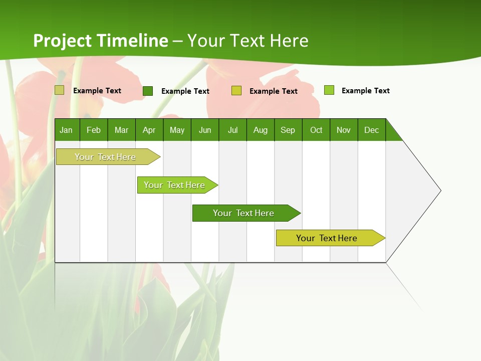 Beautiful Background Flowers PowerPoint Template