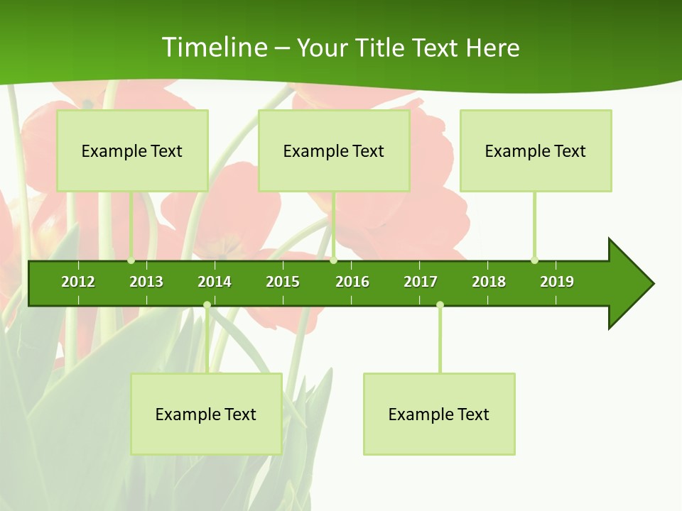 Beautiful Background Flowers PowerPoint Template