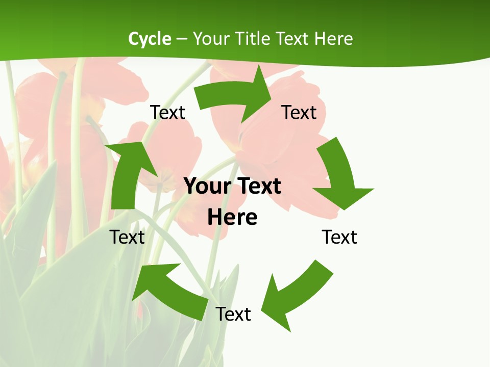 Beautiful Background Flowers PowerPoint Template