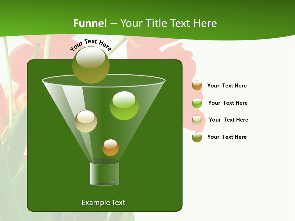 Beautiful Background Flowers PowerPoint Template