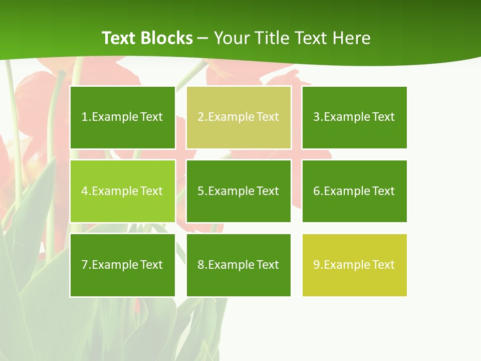 Beautiful Background Flowers PowerPoint Template