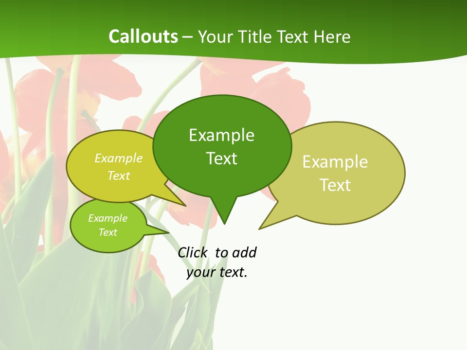 Beautiful Background Flowers PowerPoint Template