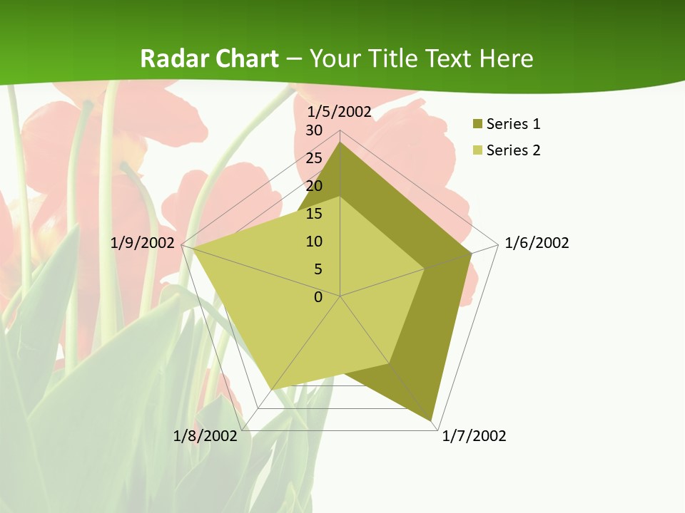 Beautiful Background Flowers PowerPoint Template
