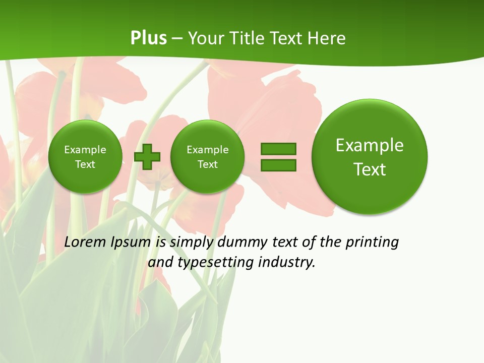 Beautiful Background Flowers PowerPoint Template