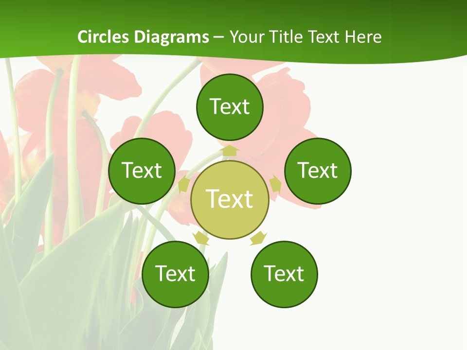 Beautiful Background Flowers PowerPoint Template