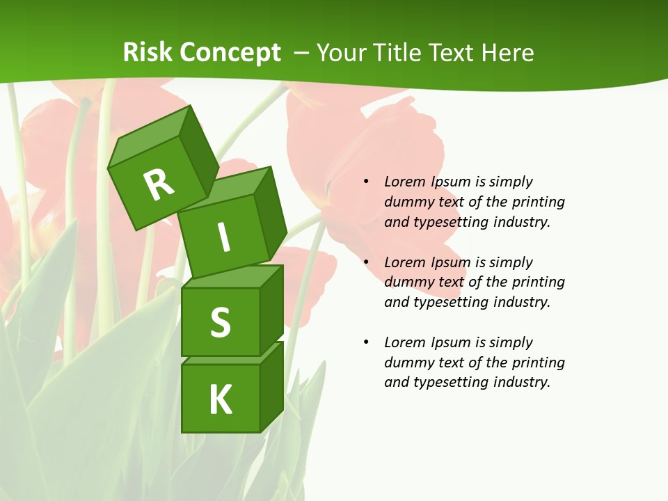 Beautiful Background Flowers PowerPoint Template