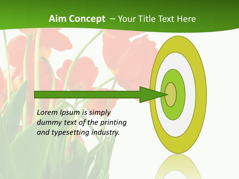 Beautiful Background Flowers PowerPoint Template