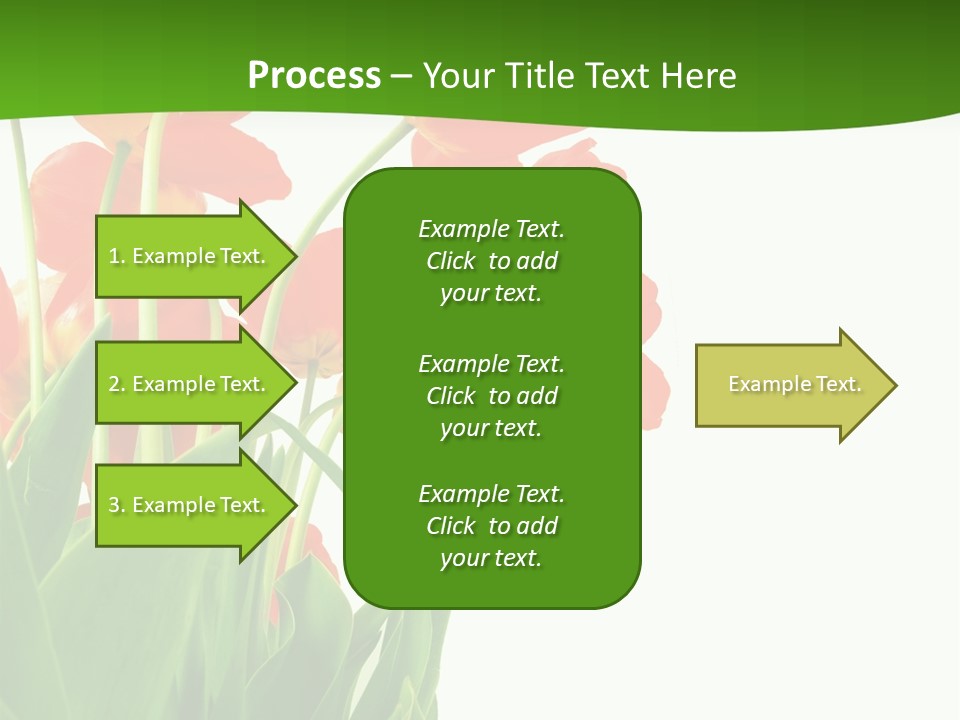 Beautiful Background Flowers PowerPoint Template