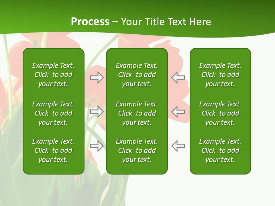 Beautiful Background Flowers PowerPoint Template