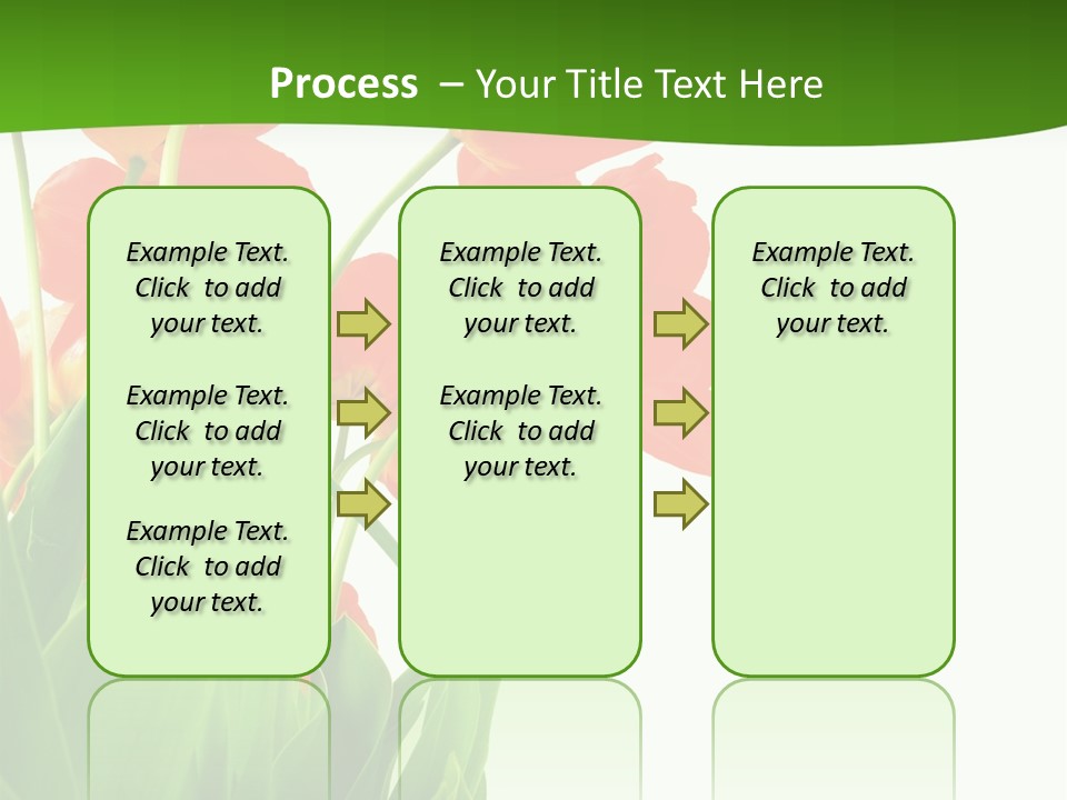 Beautiful Background Flowers PowerPoint Template