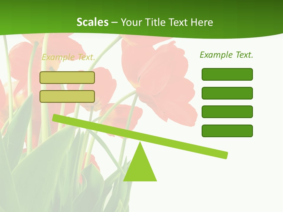 Beautiful Background Flowers PowerPoint Template