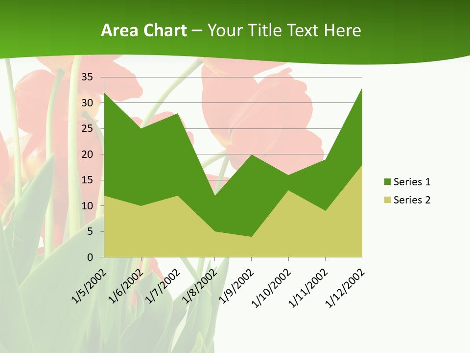 Beautiful Background Flowers PowerPoint Template