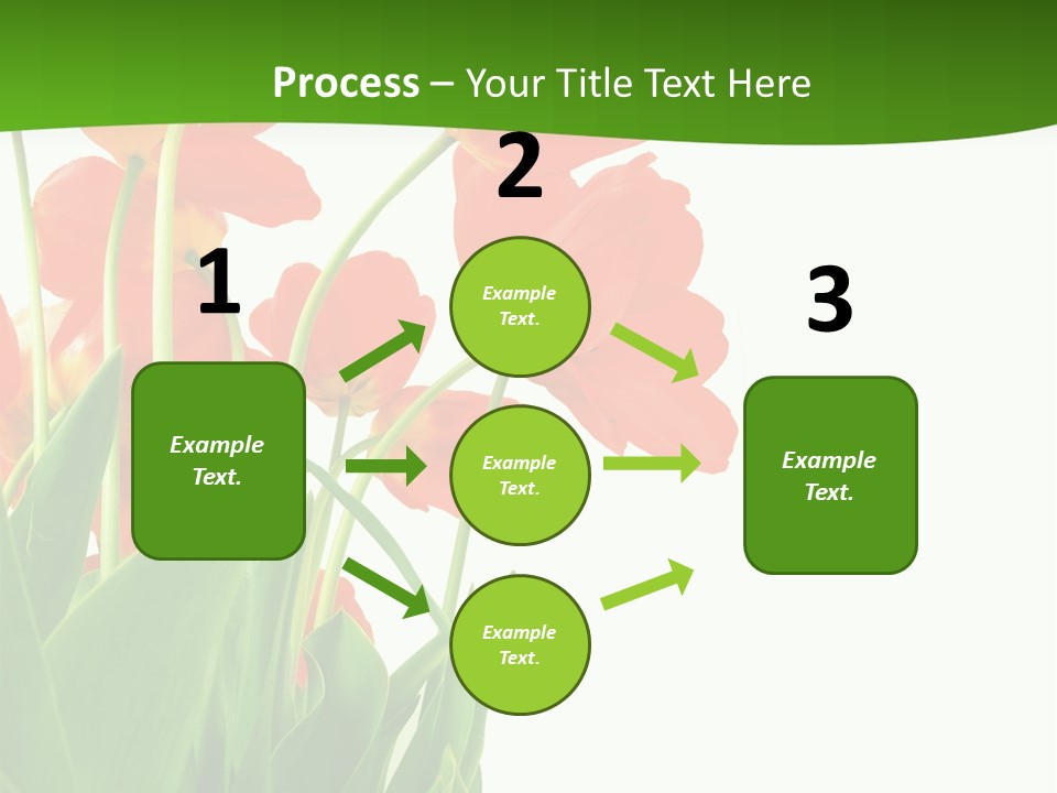Beautiful Background Flowers PowerPoint Template